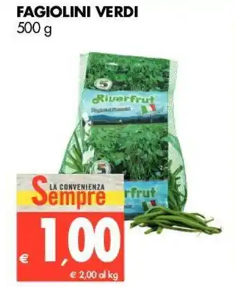Tigros Fagiolini Verdi 500g offerta