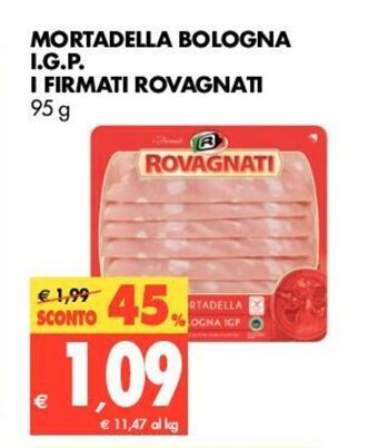 Tigros Rovagnati Mortadella Bologna I.g.p. l Firmati 95g offerta