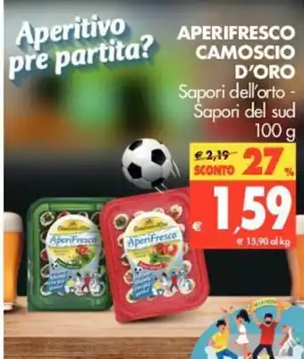 Tigros Camoscio D'Oro AperiFresco 100g offerta