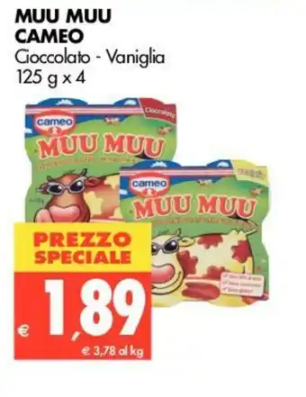 Tigros Cameo Muu Muu 125g x 4 offerta