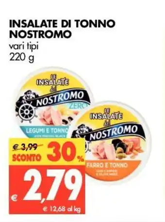 Tigros Nostromo Insalate di Tonno 220g offerta