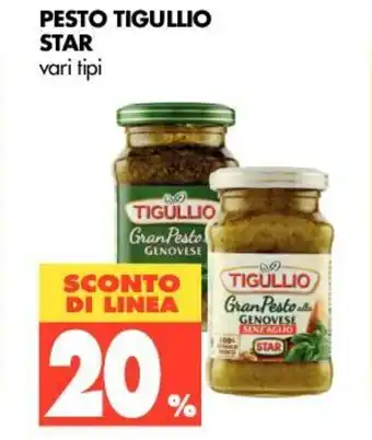 Tigros 20% Sconto Star Pesto Tigullio offerta