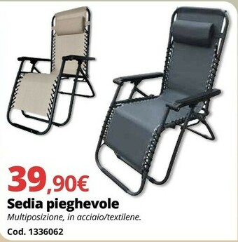 Brico Io Sedia Pieghevole offerta