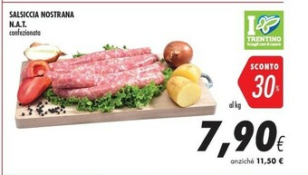 Coop Salsiccia Nostrana N.a.t offerta