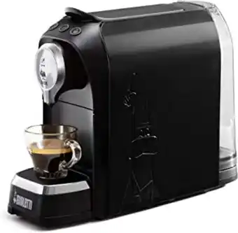 Bialetti super, macchina da caffè espresso per capsule in alluminio, 1200w, nero