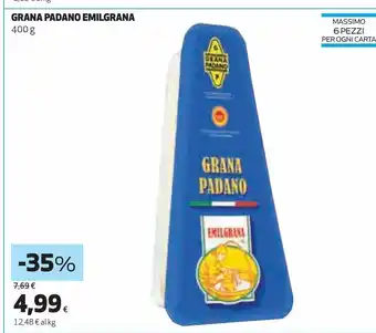 Coop Grana padano emilgrana offerta