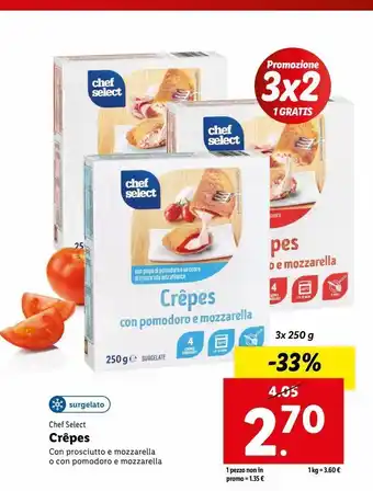 Lidl Crepes offerta