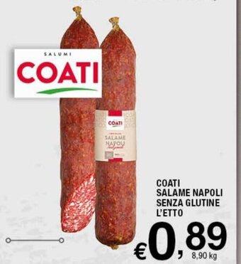 Coati Salame Napoli Senza Glutine L'Etto