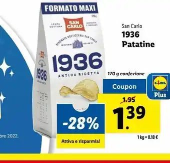 Lidl 1936 patatine offerta