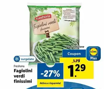 Fagiolini verdi finissimi