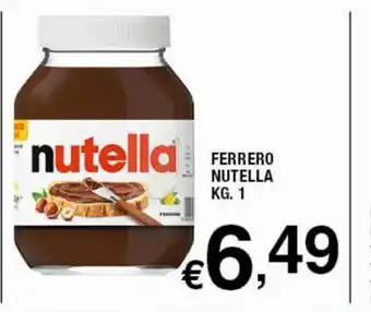 Sigma Superstore Nutella Ferrero Kg. 1 offerta