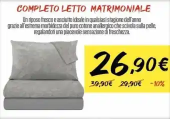 Brico Io Completo Letto Matrimoniale offerta