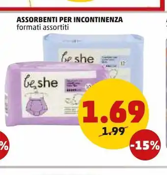 PENNY Assorbenti per incontinenza offerta