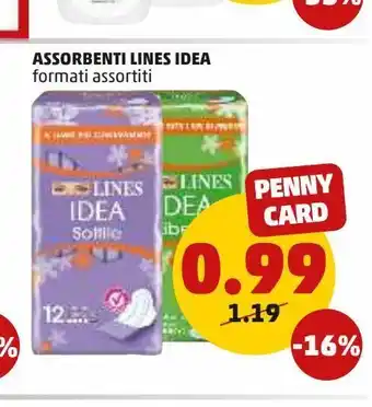 Assorbenti lines idea