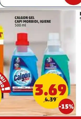 PENNY Calgon gel capi morbidi , igiene 500 ml offerta