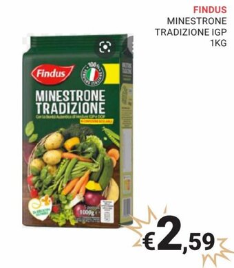 Eté Findus Minestrone Tradizione IGP 1 kg offerta