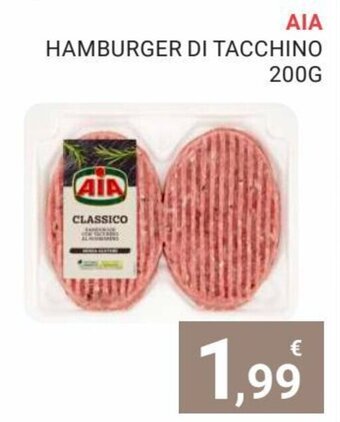 Eté AIA Hamburger Di Tacchino 200 g offerta