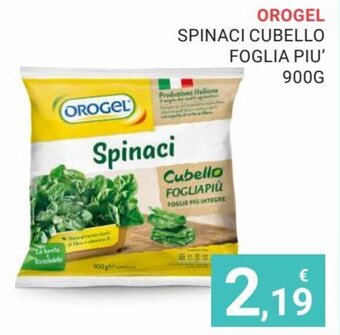 Eté Orogel Spinaci Cubello Foglia Piu' 900 g offerta