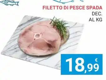 Eté Filetto di Pesce Spada Dec. offerta