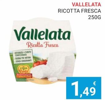 Eté Vallelata Ricotta Fresca 250 g offerta