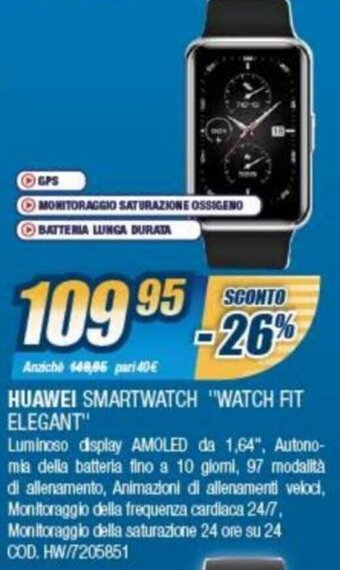 Huawei Smartwatch "Watch Fit Elegant"