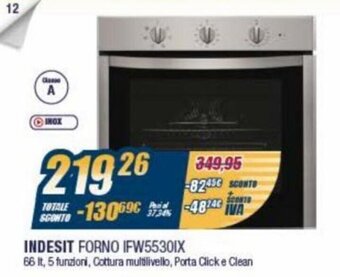 Sinergy Indesit Forno IFW5530IX offerta