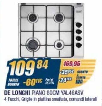 DeLonghi Piano 60cm YAL46ASV
