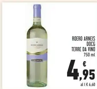 Conad Terre da vino Roero Arneis Docg offerta