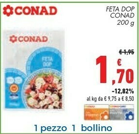 Conad Conad Feta Dop offerta