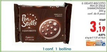 Conad Sammontana Il Gelato Biscotto Pan Di Stelle offerta