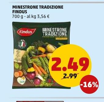 PENNY Minestrone tradizione findus offerta