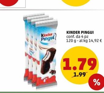 PENNY Kinder pingui offerta