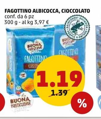 PENNY Fagottino albicocca , cioccolato offerta