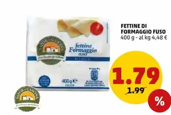 PENNY Fettine di formaggio fuso offerta