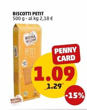 PENNY Biscotti petit 500 g offerta