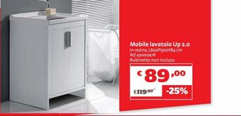 Bricocenter Mobile lavatoio up 2.0 offerta