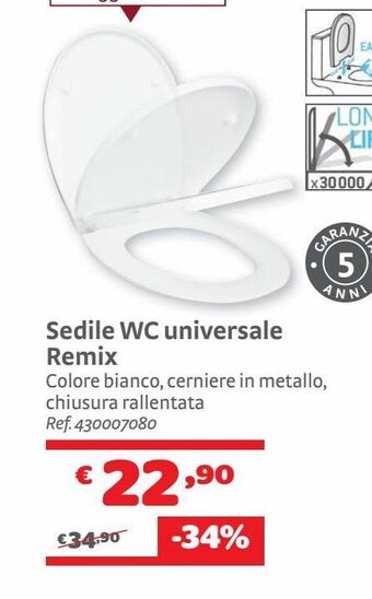 Bricocenter Sedile wc universale remix offerta