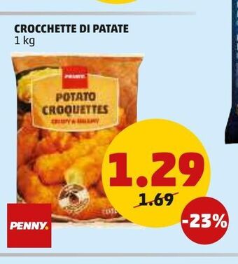 PENNY Crocchette di patate 1 kg offerta