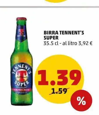 PENNY Birra tennent's super offerta