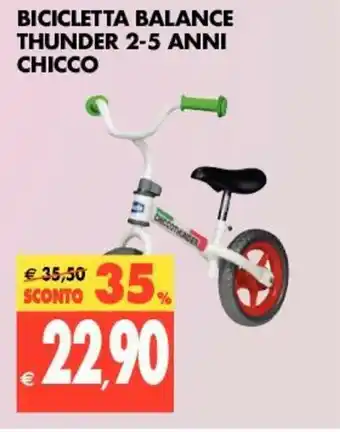 Tigros Bicicletta Balance Thunder 2-5 Anni Chicco offerta