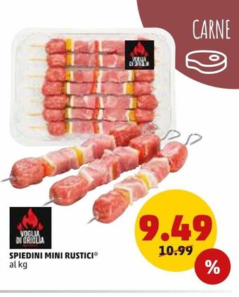 PENNY Spiedini mini rustici offerta