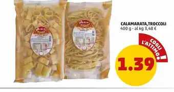 PENNY Pasta calamarata troccoli offerta
