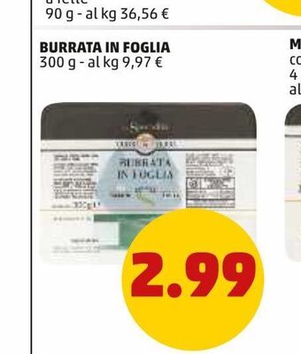 PENNY Burrata in foglia offerta