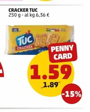 PENNY Crackers tuc 250 g offerta
