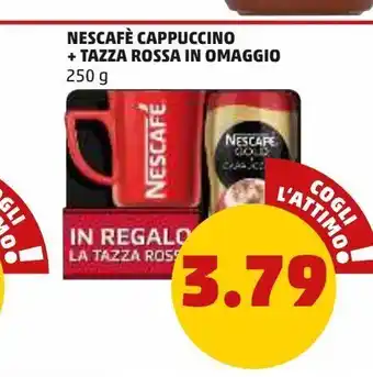 PENNY Nescafè cappuccino + tazza rossa in omaggio offerta
