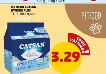 PENNY Lettiera catsan hygene plus offerta