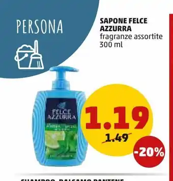 PENNY Sapone felce azzurra offerta