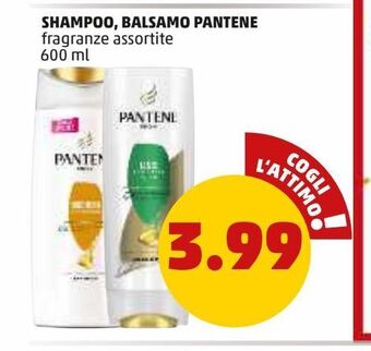 PENNY Shampoo balsamo pantene offerta