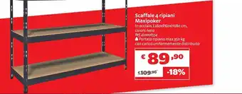 Scaffale 4 ripiani