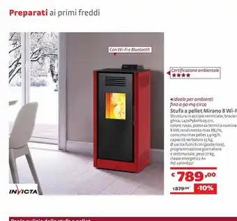 Bricocenter Stufa a pellet mirano offerta